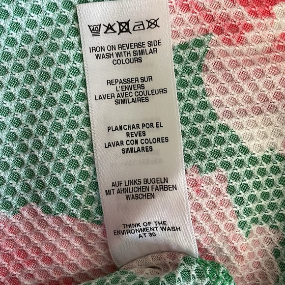 ASOS Floral Green Pink Dress - Picture 6 of 7